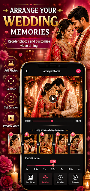Wedding Video Maker with Song Screenshot 1