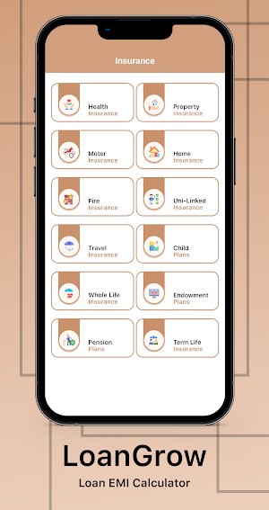 LoanGrow : Loan EMI Calculator Screenshot 2