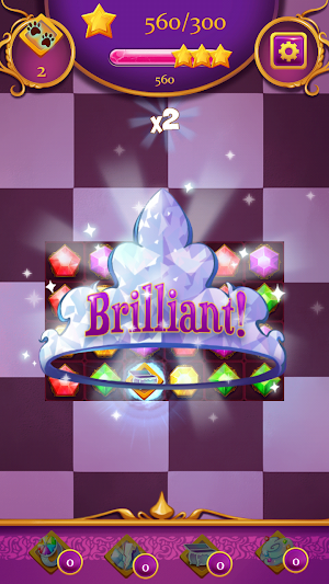Fancy Treasure Cat: Jewel Gems Screenshot 1