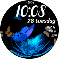 Butterfly 1 Animated Watchface