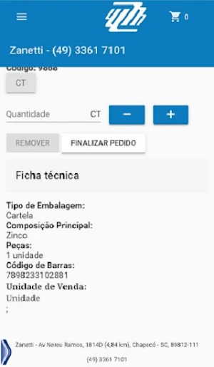 Distribuidora Zanetti Screenshot 1