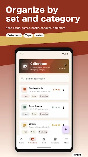 Collection Tracker & Inventory Screenshot 1