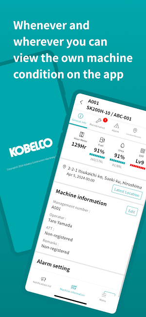 KOBELCO Fleet Management Screenshot 0