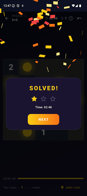 Glow Grid Screenshot 1