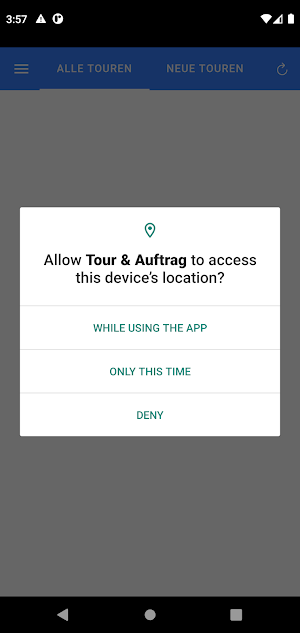 Tour & Auftrag Screenshot 2