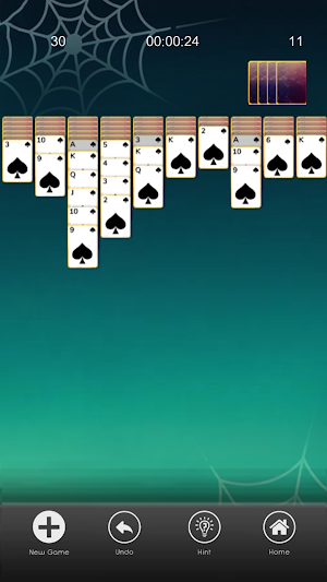 Spider Solitaire - Card Master Screenshot 2
