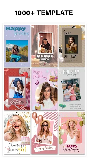 Happy Birthday Photo Frame Screenshot 1