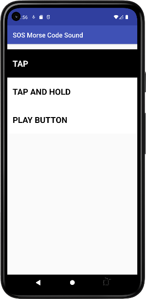 SOS Morse Code Sound Screenshot 2