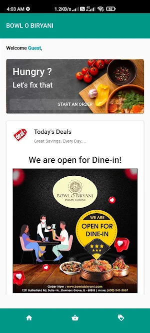 Bowl O Biryani Screenshot 1