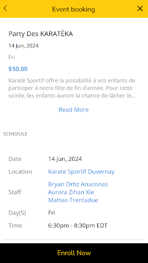 Karaté Sportif D/SF/SA Screenshot 3