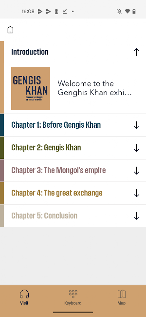 Gengis Khan exhibition Screenshot 2