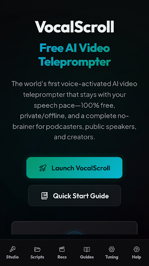 VocalScroll - AI Voice Sync Screenshot 1