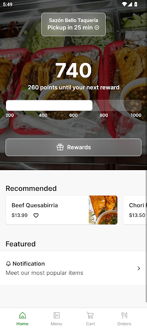Sazon Bello Taqueria Screenshot 0
