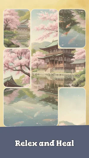 Jigsolitaire Anime Card Puzzle Screenshot 1