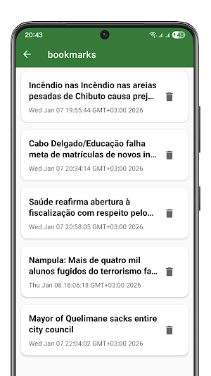 Notícias Moçambique Screenshot 2