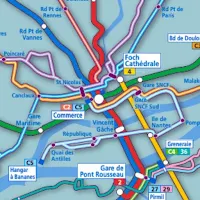 Nantes Tram Map 2025
