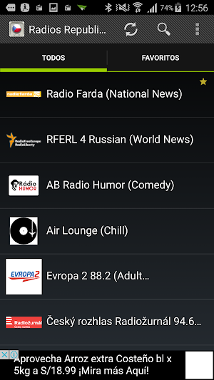 Radios Republica Checa Screenshot 2