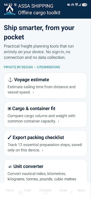 ASSA SHIPPING Screenshot 2