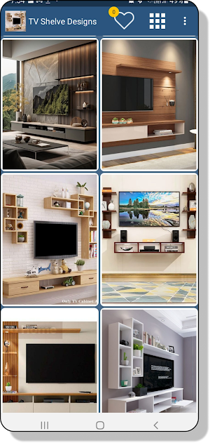 TV Shelves and TV Unit design Screenshot 2