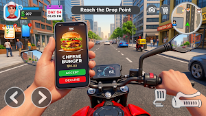 Delivery Boy: Bike Riding Game Screenshot 0