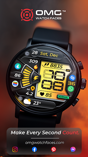 OMG 332 Sport Digital Watch Screenshot 2