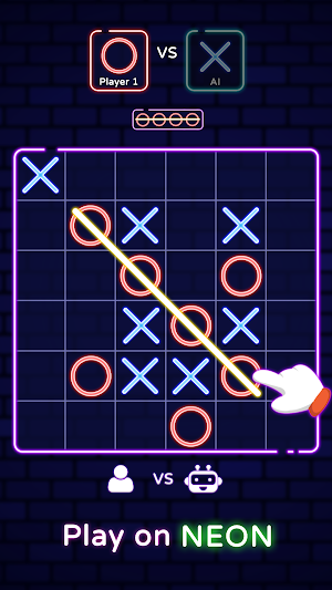 Tic Tac Toe 2 player - XO Screenshot 1