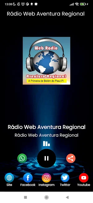 Rádio Web Aventura Regional Screenshot 2