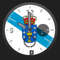 Esfera bandera de Galicia