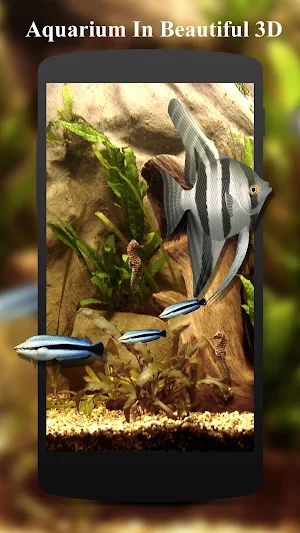 HD Aquarium Live Wallpaper 3D Screenshot 0