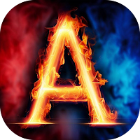 letter A wallpaper 4k