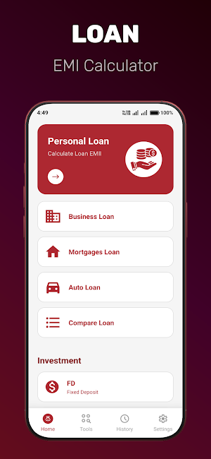 Smart Loan:Loan Emi Calculator Screenshot 0