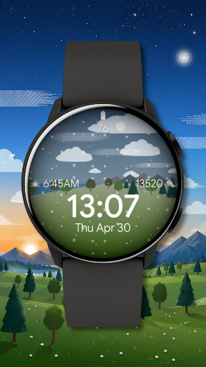 Full Sky 24 Watch Face Screenshot 3