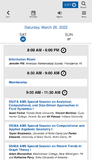 AMS Spring Central 2022 Screenshot 3