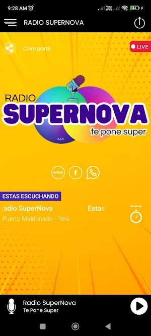 SuperNova Radio Screenshot 0