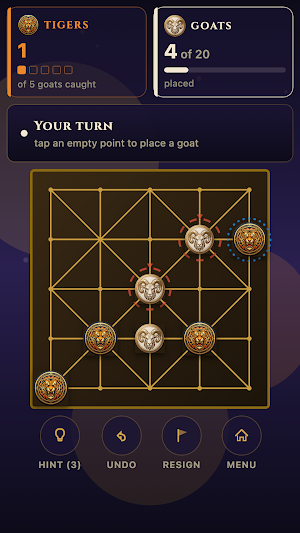 Bagchaal - Baghchal Tigers Screenshot 0
