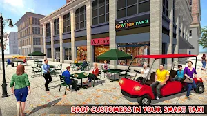 Smart Taxi Driving Simulator : Taxi Games 2020 Screenshot 0