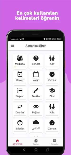 Almanca dilini öğren Screenshot 0