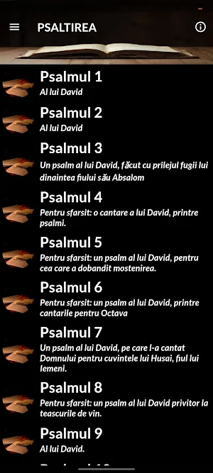 Psaltirea Prorocului David Screenshot 1