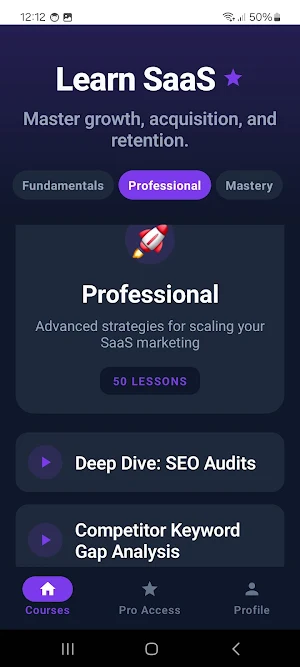 Learn Saas Marketing Screenshot 1