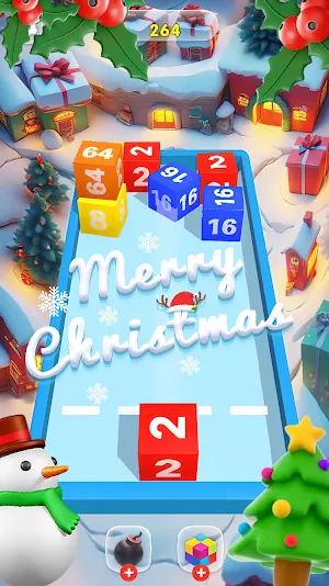 2048 Cube: 3D Merge Mania Screenshot 0