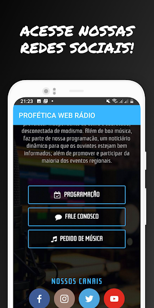Profética Web Rádio Screenshot 2