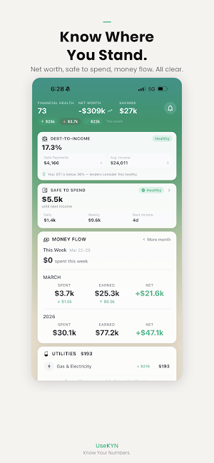 UseKYN:Money Tracker & Planner Screenshot 0
