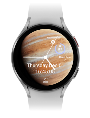 Milky Way Planets Watch Face Screenshot 2
