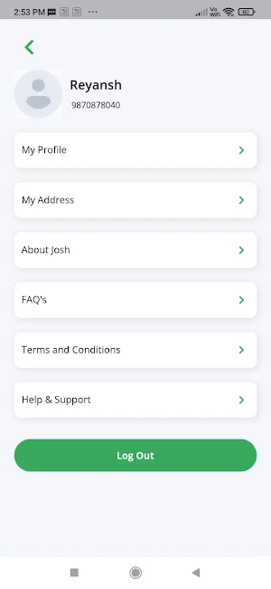 Josh Doorstep Services Screenshot 2