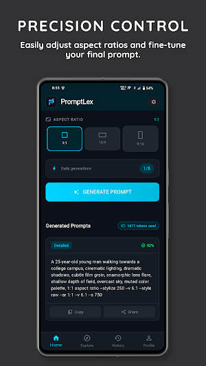 PromptLex:AI Photo Editing Screenshot 2