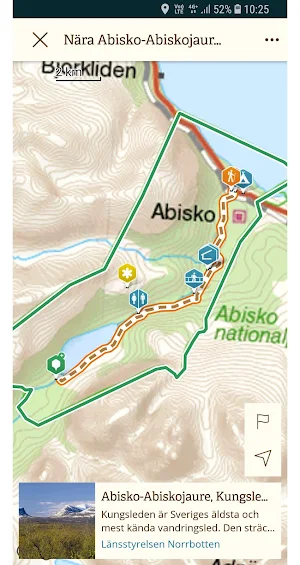 Norrbottens Naturkarta Screenshot 2