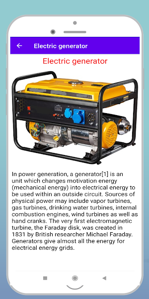 Types of Generator Screenshot 0