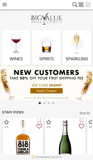 Big Value Wines and Spirits Screenshot 2