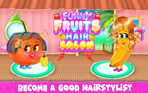Funny Fruits Hair Salon Screenshot 0