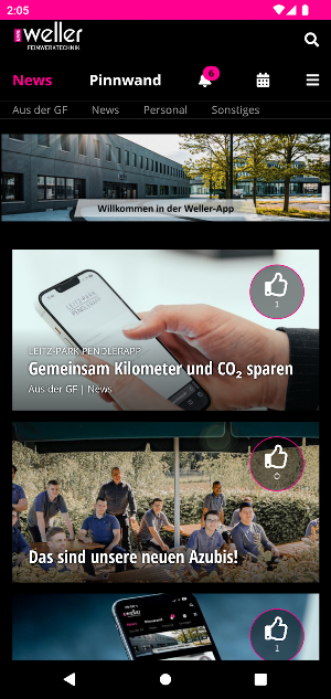 Weller-App Screenshot 2